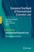 Cover: International Economic Law - Springer