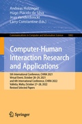 Cover: Computer-Human Interaction Research and Applications - Springer