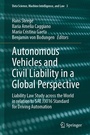 Cover: Autonomous Vehicles and Civil Liability in a Global Perspective - Springer
