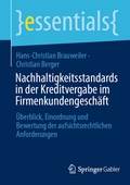 Cover: Nachhaltigkeitsstandards in der Kreditvergabe im Firmenkundengesch&auml;ft - Springer Gabler