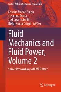 Abbildung von: Fluid Mechanics and Fluid Power, Volume 2 - Springer