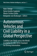 Cover: Autonomous Vehicles and Civil Liability in a Global Perspective - Springer