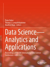 Enlarge image Cover: Data Science-Analytics and Applications - Springer