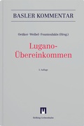 Cover: Lugano-&Uuml;bereinkommen - Helbing & Lichtenhahn