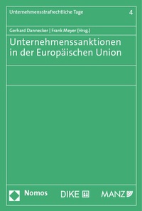 Abbildung von: Unternehmenssanktionen in der Europäischen Union - Nomos