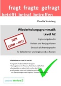 Cover: DaF - Wiederholungsgrammatik A2 / DaF - Wiederholungsgrammatik A2 - Erg&auml;nzungsband A - Verben und Konjugationen - epubli