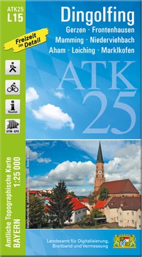 Abbildung von: ATK25-L15 Dingolfing (Amtliche Topographische Karte 1:25000) - Landesamt für Digitalisierung, Breitband und Vermessung, Bayern
