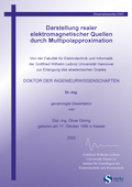 Cover: Darstellung realer elektromagnetischer Quellen durch Multipolapproximation - sierke VERLAG - Sierke WWS GmbH