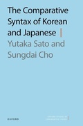 Cover: The Comparative Syntax of Korean and Japanese - Oxford University Press
