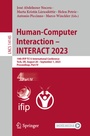 Cover: Human-Computer Interaction - INTERACT 2023 - Springer
