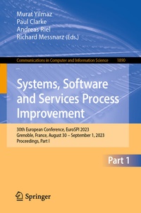 Enlarge image Cover: Systems, Software and Services Process Improvement - Springer