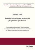 Cover: Mehrsprachigkeitsdidaktik als Schluessel fuer effizienten Spracherwerb - ibidem