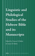 Cover: Linguistic and Philological Studies of the Hebrew Bible and its Manuscripts - Brill