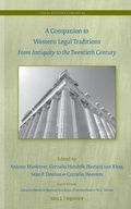 Cover: A Companion to Western Legal Traditions - Martinus Nijhoff