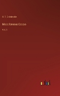 Enlarge image Cover: Miscellaneous Essays - Outlook Verlag
