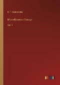 Cover: Miscellaneous Essays - Outlook Verlag