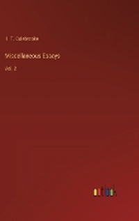 Enlarge image Cover: Miscellaneous Essays - Outlook Verlag