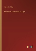 Cover: Revelation Considered as Light - Outlook Verlag
