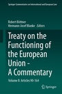 Cover: Treaty on the Functioning of the European Union - A Commentary - Springer