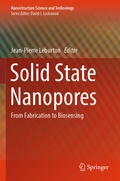 Cover: Solid State Nanopores - Springer