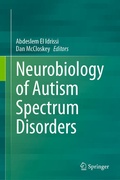 Cover: Neurobiology of Autism Spectrum Disorders - Springer