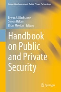 Cover: Handbook on Public and Private Security - Springer
