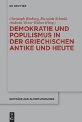 Cover: Demokratie und Populismus in der griechischen Antike und heute - De Gruyter