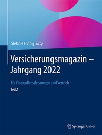 Abbildung von: Versicherungsmagazin - Jahrgang 2022 - Teil 2 - Springer Gabler