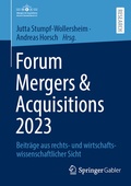 Cover: Forum Mergers & Acquisitions 2023 - Springer Gabler
