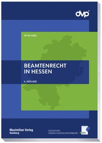 Abbildung von: Beamtenrecht in Hessen - Maximilian Vlg