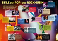 Abbildung von: Poster Sekundarstufe: Stile der Pop- und Rockmusik - Helbling