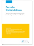 Cover: Deutsche Kodierrichtlinien Version 2024 - Deutscher &Auml;rzteverlag