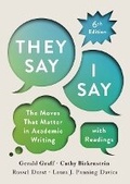 Cover: "They Say / I Say" with Readings - WW Norton & Co