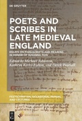 Cover: Poets and Scribes in Late Medieval England - De Gruyter