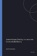 Cover: Amsterdamer Beitra?ge zur neueren Germanistik, Band 4 - Brill