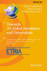 Enlarge image Cover: Towards AI-Aided Invention and Innovation - Springer