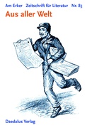 Cover: Am Erker. Zeitschrift f&uuml;r Literatur: - Daedalus