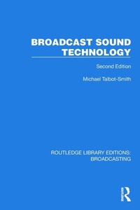 Enlarge image Cover: Broadcast Sound Technology - Routledge