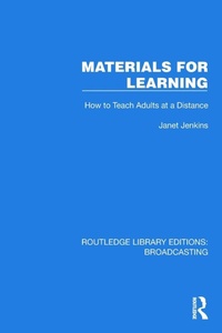 Enlarge image Cover: Materials for Learning - Routledge