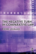 Cover: The Negative Turn in Comparative Law - Routledge