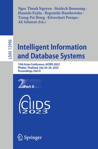 Enlarge image Cover: Intelligent Information and Database Systems - Springer