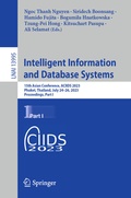 Cover: Intelligent Information and Database Systems - Springer