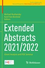 Cover: Extended Abstracts 2021/2022 - Birkh&auml;user