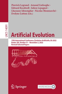 Enlarge image Cover: Artificial Evolution - Springer