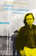 Cover: Fluxus und / als Literatur - edition text + kritik
