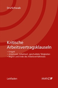Abbildung von: Kritische Arbeitsvertragsklauseln - Manz