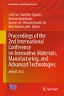 Cover: Proceedings of the 2nd International Conference on Innovative Materials, Manufacturing, and Advanced Technologies - Springer