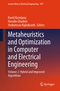 Cover: Metaheuristics and Optimization in Computer and Electrical Engineering - Springer