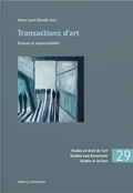 Cover: Transactions d'art - Helbing & Lichtenhahn