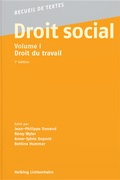 Cover: Droit social - Volume I - Helbing & Lichtenhahn